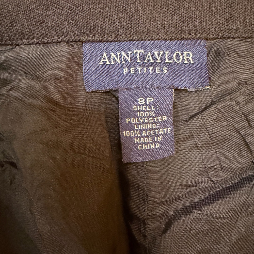 Ann Taylor size 8 petite black long pencil skirt - Picture 4 of 4
